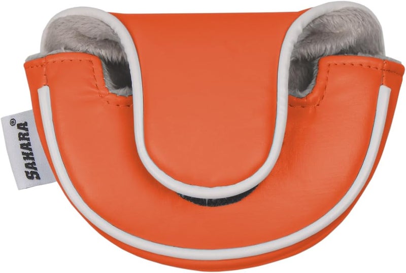 Hireko Sahara No-Logo Synthetic Leather Mallet Putter Headcover - Image 3